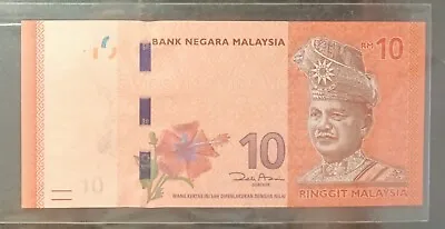 Malaysia Banknote Rm10 With Ladder No Ck 6543210. • $300