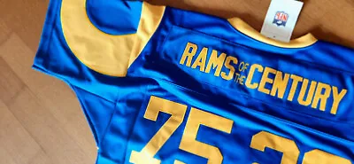NEW! LA Rams Players Of Century Limited Edition SEWN Blue Sewn Jersey Dickerson • $53.82