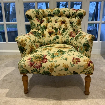£165 • Buy Lovely Victorian Upholstered Tub Chair Excellent Condition