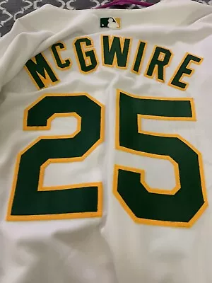 Majestic Mark McGwire Oakland Athletics Jersey 4XL 60 • $200