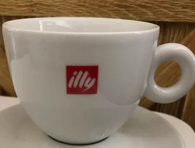 Illy IPA Italy Large Cappuccino White Coffee Cup (No Saucer) BNWOT Genuine • £16.99