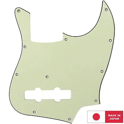 NEW 3-Ply 11 Hole Pickguard For Fender Japan 4 String Jazz Bass - MINT GREEN • $14.99