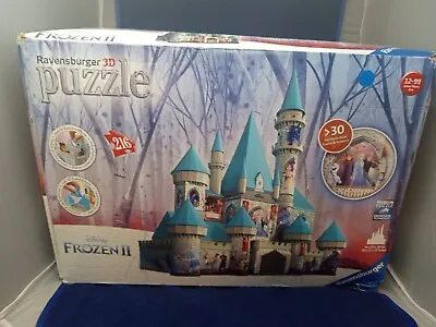 11156 Ravensburger Frozen 2 Disney Castle 3D Jigsaw Puzzle 216 Pieces Age 12yrs+ • $17.95