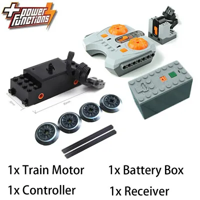 Power Functions 4pcs Battery Box Train Motor IR Receiver Controlled For Lego Set • $50.57