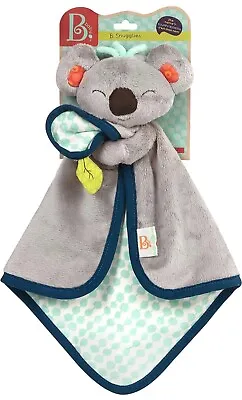 Baby Cuddly B Snugglies Fluffy Kiki Koala Comforter Super Soft Security Blanket • £10.99