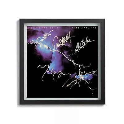 Dire Straits Signed / Autographed W/ Mark Knopfler Love Over Gold Album Print • $43.72