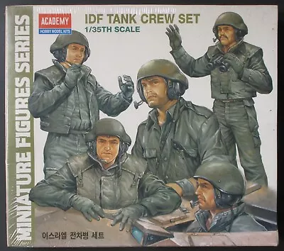 Academy 1/35 Scale Israeli Defense Force Tank Crew Set No. 1380 • $24.99