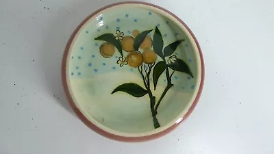 Martin Boyd Hand Painted Orange Tree Plate Australian Pottery Vintage Ceramic • $78