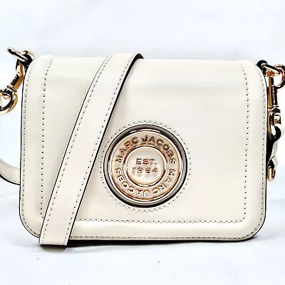 MARC JACOBS Crossbody Bag  White Leather 3240941 • $0.99