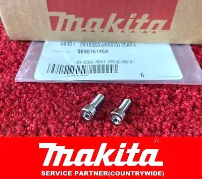 2X Genuine Makita Hex Screw SE9076146A For Radio Handle DMR108N DMR110 DMR110N • £4.86