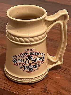 ‘85 Miller Light Beer Stein World Series Tavern Pool Eight Ball Joe Mesa Vintage • $16.02