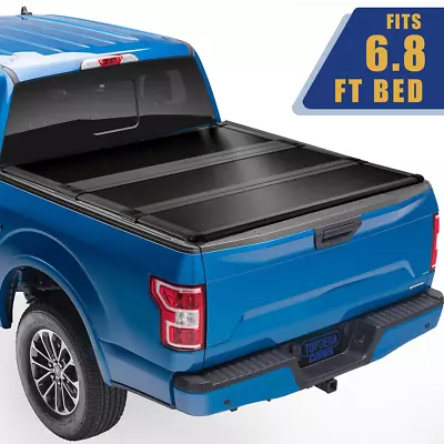 6.8FT For 1999-2024 Ford F250 F350 SuperDuty FRP Hard Tri-Fold Tonneau Cover • $439.93