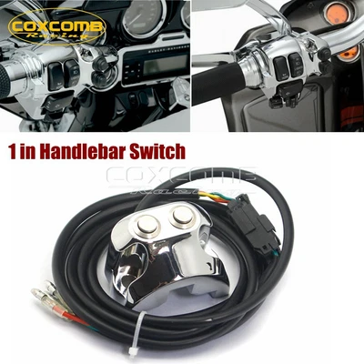 $50.67 • Buy 1'' Handlebar Switch Air Ride Suspension Control Kit For Harley V-Rod Sportster
