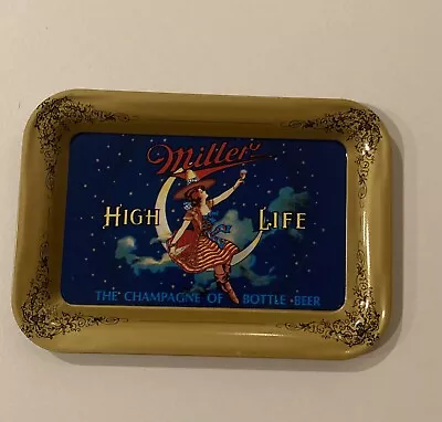 Miller “Girl On The Moon” Tip Tray • $31.99