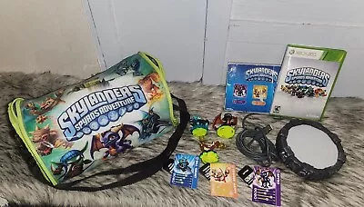 $18.99 • Buy Xbox 360 Skylanders Spyros Adventure Bundle With Game, Figures, Portal, And Bag