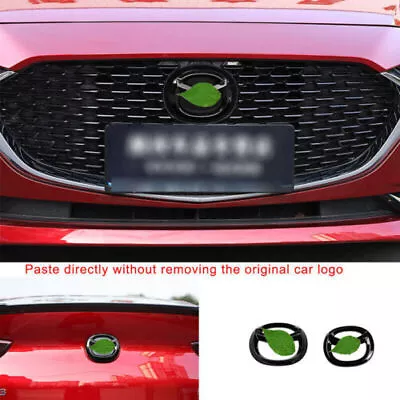 For Mazda 3 Axela Sedan 2019-22 Glossy Black Front Rear Logo Emblem Grille Badge • $29.99