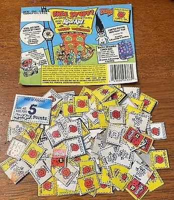 Lot Of 200+ 1990s Vintage Kool Aid Points Promo Prize Proof Of Purchase Stamps • $16