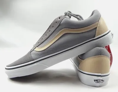 VANS Mens OLD SKOOL Veggie Tan Frost Grey Sz 9 US • $65