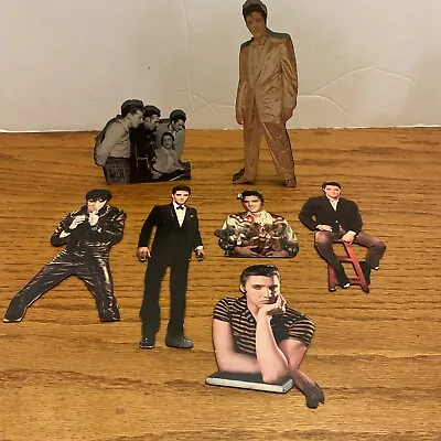 Elvis Magnets Lot Of 5 Plus Two Wood Items- Several Date 1998 • $13.80