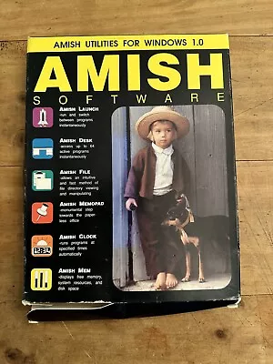 Vintage 1992 Amish Software Utilities For Windows 1.0 • $99