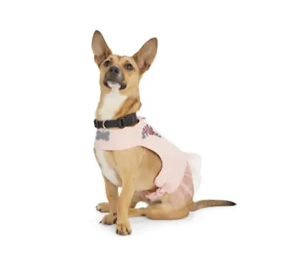YOULY Dog Harness Clothes X Small Or Medium Embroidered D Ring Pink • $9.99