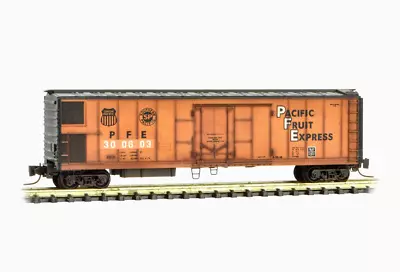 Z SCALE Pacific Fruit Express 51' Rivet Side Reefer Micro-Trains MTL #548 44 100 • $33.24