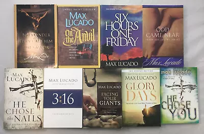 Max Lucado Book Lot Of 9 Paperbacks - Good • $31.68