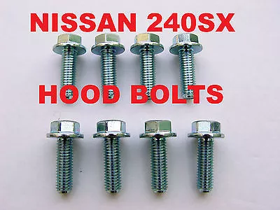 JC08   1989-1998 240sx S13 S14 HOOD HINGES BOLTS NEW Hood Hinge Latch Bolt  • $10.99