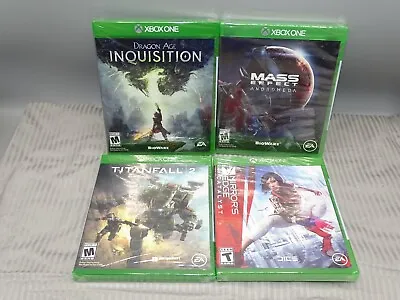 *NEW*  Lot Of 4 SEALED!  XBOX ONE GAMES!  Dragon Age Mirror Edge Mass Effect! • $21.99