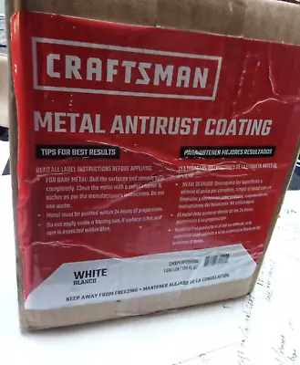 Metal Anti Rust Semi-gloss White Epoxy Interior/Exterior Paint + Primer • $56