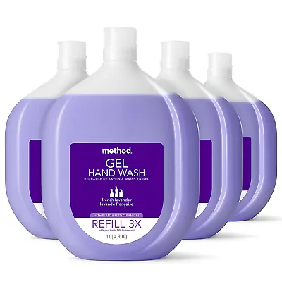 Method Gel Hand Soap Refill French Lavender Recyclable Bottle Biodegradable 4 • $50.13