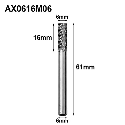 Carbide Rotary File Milling Metal Grinding Cutter-Burr Head Drill Bit 6mm Shank • $6.53