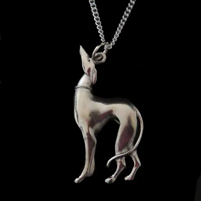 Greyhound Necklace - Whippet Pendant - Galgo Greyhound Whippet Jewelry • $22