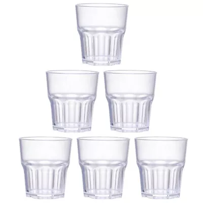 6Pcs Acrylic Whisky Cups Liquor Glasses Iced Tea Glasses Rocks Glassware • $17.68