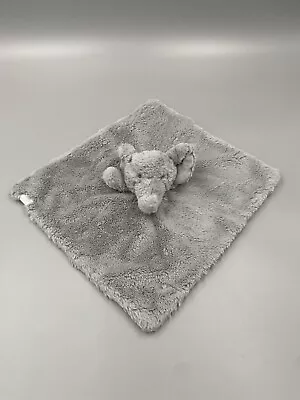 Mud Pie Mudpie Grey Elephant Lovey Plush Baby Soft Security Blanket Blankie • $11.20