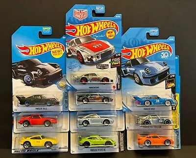 Lot Of  10 Hot Wheels PORSCHE 911 GT3 930 934 TURBO 993 GT2 935 • $64.95