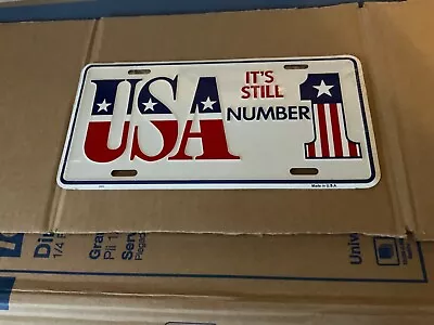 License Plate Novelty USA It’s Still # 1 Metal • $7.25