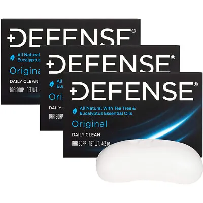 Defense Soap 4 Oz. Original Body Bar Soap - 3 Pack • $20.99