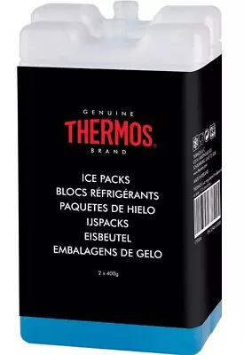 Thermos Ice Packs For Cool Boxes & Cool Bag - Pack Of 2 • £6.57