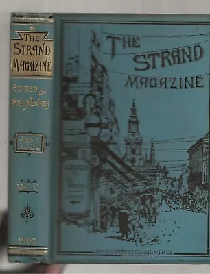 The Strand Magazine Volume V 5 Adventures Of Sherlock Holmes • $246.28