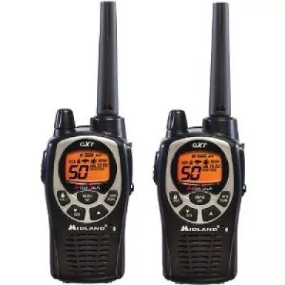 2 Walkie Talkie Midland GXT1000 5W Without Charger N'Batteries Long Range Vox • $79.74