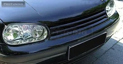 $37.56 • Buy NEW R32 GTI Black Front Badgeless Grill Without Emblem For VW Golf MK4 IV