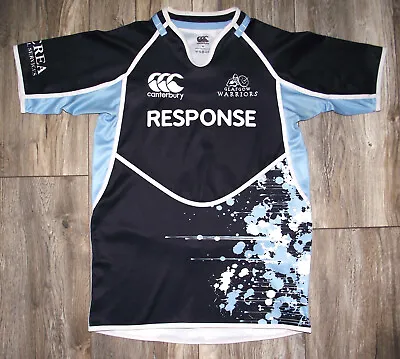 Canterbury Glasgow Warriors Home Rugby Shirt 2011/12- Medium  -  Scotland • £14