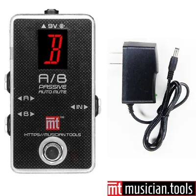 Musician.Tools A/B Passive Foot Switch With Power For Guitar Bass Or Keyboard • $58.97