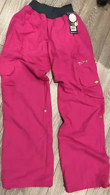 Women’s Pink Zumba Fitness Cargo Pants Trousers Dance Workout Size XS 6-8 NEW • £10
