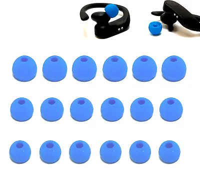 18 Pcs. BLUE Earbuds Eargels For Beats Powerbeats-PRO Multi-sizes 6-each S/M/L • $9.65