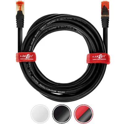 £49.99 • Buy JuicEBitz® CAT6 Network Cable RJ45 Shielded Ethernet SFTP LAN Patch Lead LOT