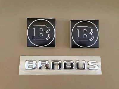 2021 Mercedes S Class W223 Brabus Badge Emblem Set Original Hood Back Rear • $347.36