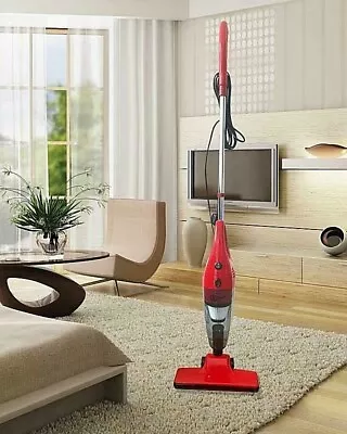 Belaco All In 1 Hoover Upright Vacuum Cleaner Red 700W Handheld Stick Bagless  • £29