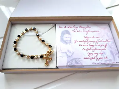 £6.99 • Buy NEW Girls First Holy Communion Bracelet. Gift For Daughter, Goddaughter, Niece